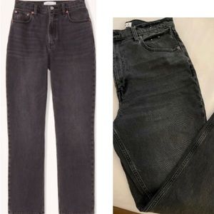 Abercrombie & Fitch Curve Love “90s Straight Ultra High Rise”